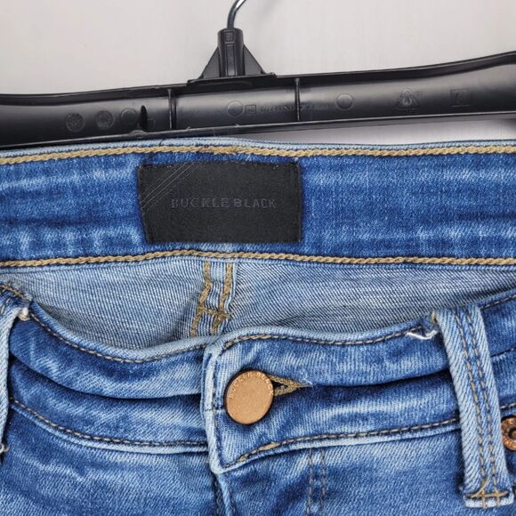 Buckle Black Size 27 Distressed Ankle Skinny Jeans - Picture 5 of 5